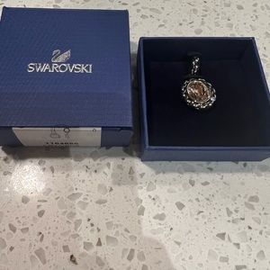 Swarovski Paprika Oval Necklace charm- 1164686- NIB